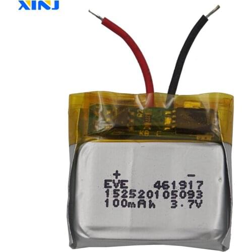XINJ 3.7V 100mAh Li Polymer Battery Li po 461917 For mp3/mp4 pen watch speaker headphones GPS Sat Nav driving recorder bluetooth