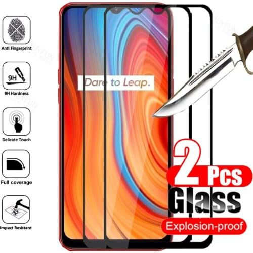 2Pcs Tempered Glass for OPPO Realme C3 Glass Screen Protector Film For Realmi Realmy RealmeC3 C11 C15 C 3 Protective Glass