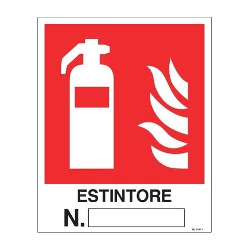 SIGN FOR ALL. FIRE EXTINGUISHER NÂ° _ _