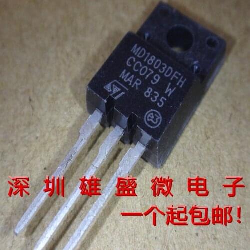 100% Original New In Stock MD1803DFH 1803DFH NPN TO-220F 1500V15A 10pcs/lot