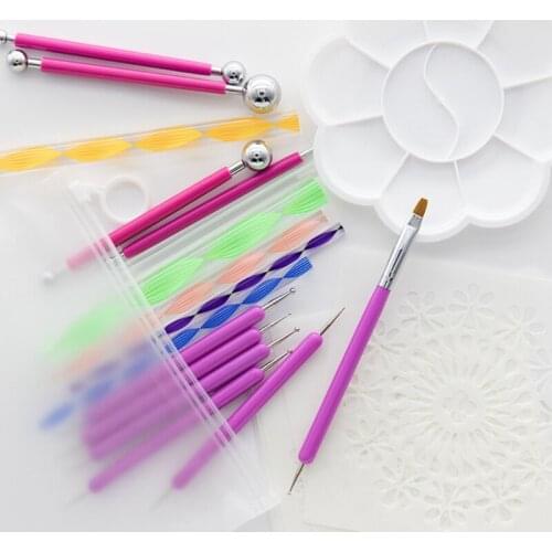 29pcs Mandala Dotting Tools Set for Painting Rock Stones Stencil Acrylic Stick K3KB