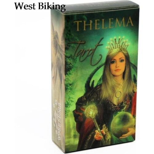 78 Cards Deck Thelema Tarot English Oracle Playing Card Family Party Board Game