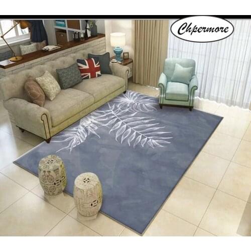 Chpermore Simple plant pattern Large Carpets Non-slip Tatami Mats Bedroom Home Lving Room Rug Floor Rugs Childrens non-slip mat