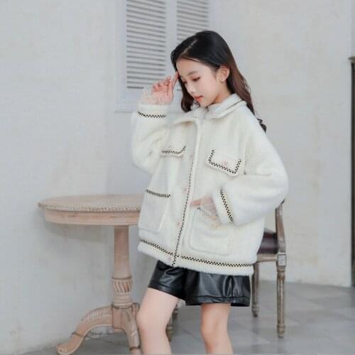 5-11 years children girl winter clothes Pellet Jackets kids Korean fashion coat Cute Pink trench coats autumn 2020 girls jackets