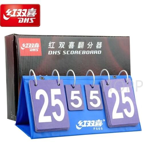 DHS F505 Portable Flip Table Tennis Scoreboard Ping Pong Scorekeeper Sports Game scoring board
