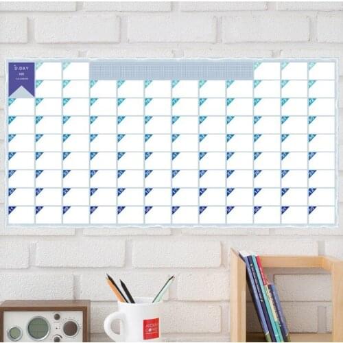 100 Day Countdown Calendar Study work Schedule Periodic Planner Table Gift For Kids Study Planning Learning Supplies