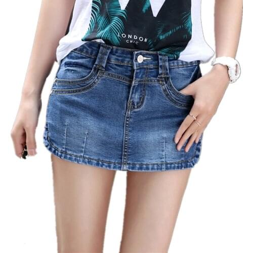 Summer Womens Skirt Shorts Denim Skirt Shorts Sexy mini Jeans Shorts Lady Skinny Shorts Skirt Plus Size