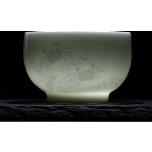 Guan Fu Museum Ching Yes Cup Jindezhen Ceramics Teacup Sip Tea Cup Two Fund Optional Kung Fu Tea Have Teacup