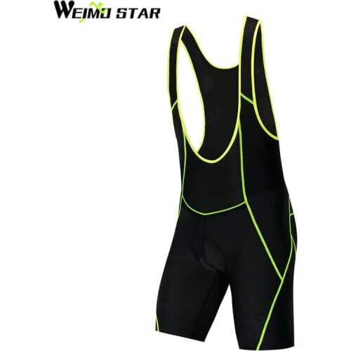 Weimostar mtb culote Men Cycling Bib Shorts pro triathlon trisuit Bike Bib Shorts 4D Gel Tight Elastic Bicycle Shorts culote De