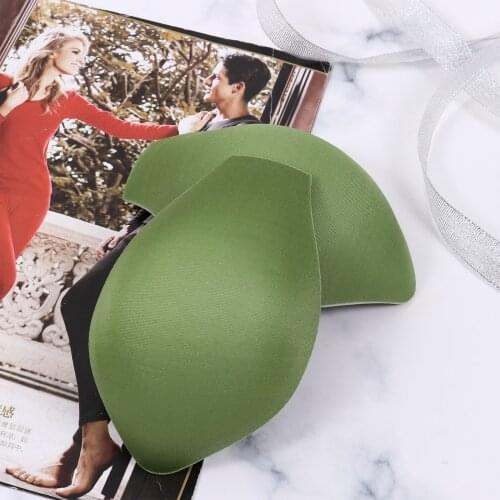 2Pcs Men Underwear Padded Push Up Pouch Enhancer Foam Sponge Penis Bulge Pouch Cushions Homme Protection Cups for Briefs Trunks