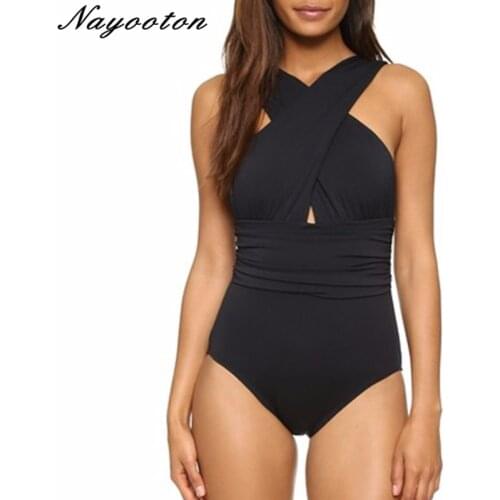 NAYOOTON Women's One-piece Swimwear