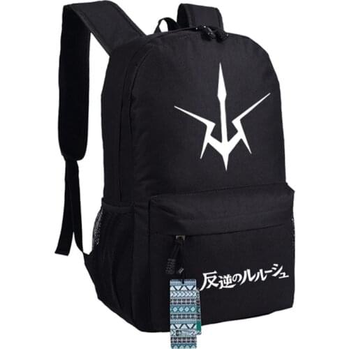 New Code Geass Backpack Anime oxford Schoolbags Fashion Unisex Travel Bag