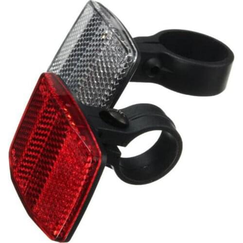 Bicycle Front And Rear Reflectors Bicycle Warning Lights Rear Bicycle Accessories Front Spokes And Safety Reflectors L1M3