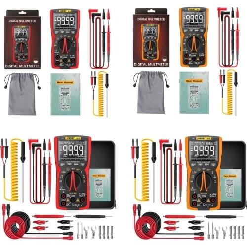 Q10 Digital Multimeter 9999 Professional Tester Multimetro True RMS Analog DIY Transistor Capacitor NCV Testers Lcr Meter