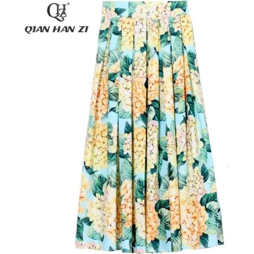 Qian Han Zi Women's Pleated Skirts