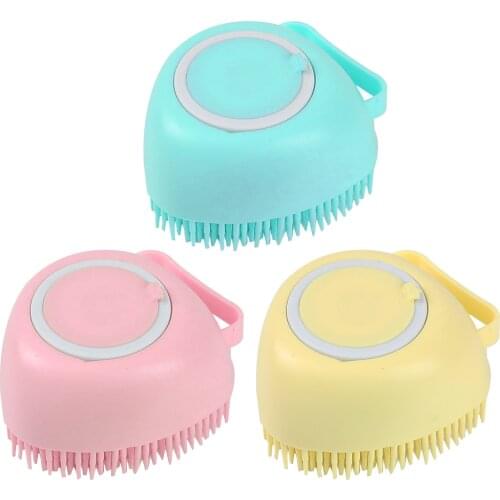 Dog Bath Combs Brush ABS + TPR Pet SPA Massage Comb Soft Pet Shower Hair Grooming Massage Cleaner Brush Pet Products