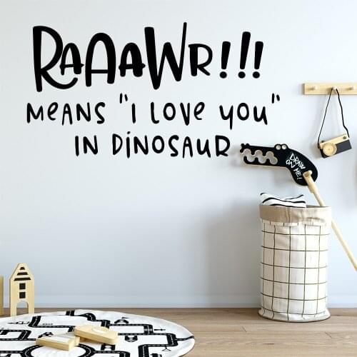 Cute Love You Wall Sticker Pvc Wall Art Stickers Modern Fashion Wallsticker Removable Vinyl Mural Wallpaper Waterproof