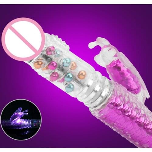 Erotic Thrusting Rabbit Vibrator Multi Speed Rotating Dildo G Spot Clitoris Stimulator Sex Machine Adult Sex Toys for Woman