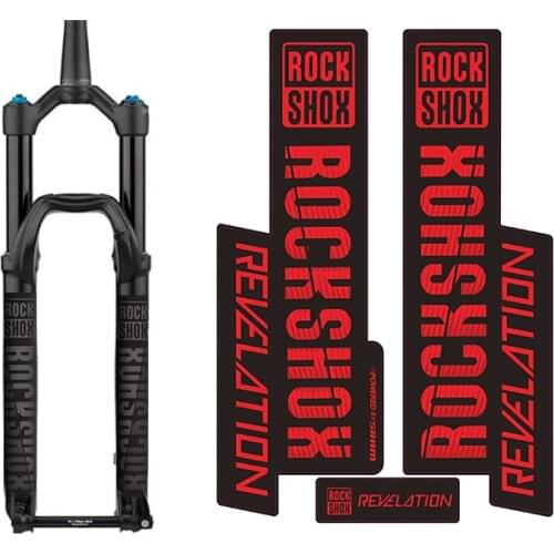 ROCK SHOX REVELATION Front Fork Sticker for MTB Mountain Bike Bicycle Color Change Decal Bicycle Accessories