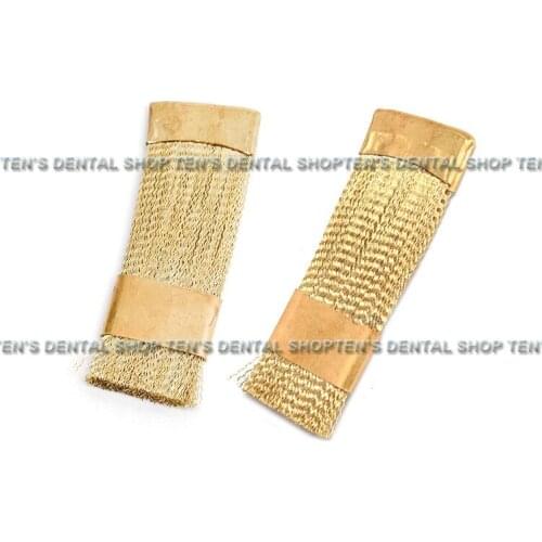 2018 high quality dental Root canal cleaning brush Needle bur cleaning brush Copper wire brush
