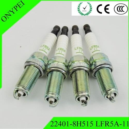 4 PCS High Quality Normal Power Plugs 22401-8H515 LFR5A-11 Spark Plug 224018H515 LFR5A11 For NISSAN 22401 8H515 LFR5A 11