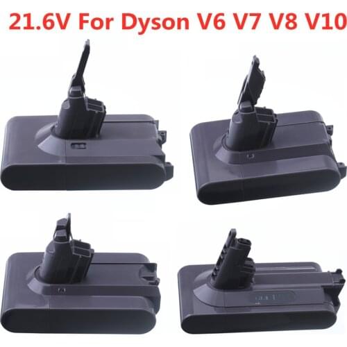 21.6V 25.2V 4000mAh 9800mAh Battery for Dyson V6 V7 V8 V10 DC58 DC59 DC61 DC62 DC74 SV09 SV07 SV04 Vacuum Cleaner Battery