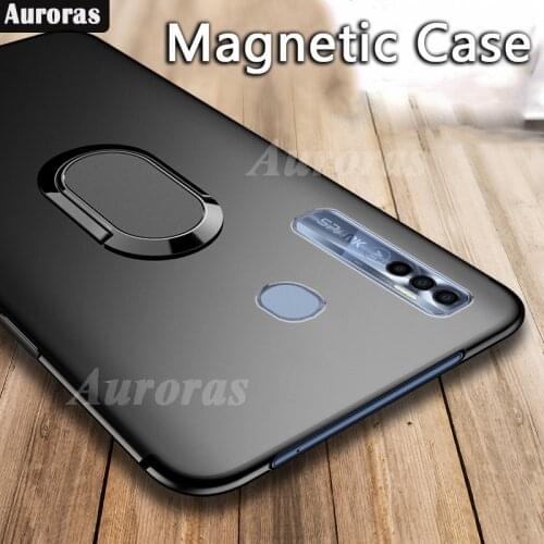 Auroras For Tecno Spark 7 Pro Case Ultra Thin Back Matte With Magnetic Attraction Ring Cover For Tecno Spark7 Pro Soft Case