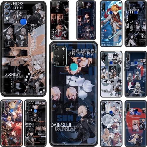 Genshin Impact Game Silicone Phone Case For Honor 10 Lite 20 Pro 30i 20e 20S 8X 8S 9S 9C 9X Play 9A 30 Back Cover Coque Fundas
