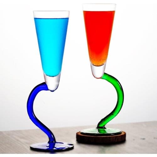 European Luxury Champagne Cup Glass Red Wine Glass Goblet Bubble Cup Gift Set Household High Grade Crystal Eco-friendly XINCHEN