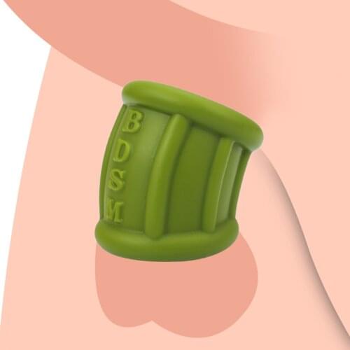 EXVOID Delay Ejaculation Male Dick Ring Soft Scrotum Ball Stretcher Silicone Sex Toys For Men Gay Penis Sleeve BDSM Cockring