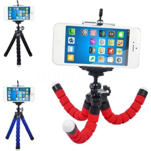 FGHGF Tripod Clip Stand Mobile Phone Holder Stand Flexible Octopus Sponge Tripod Bracket Stand Holder Mini Flexible For Camera