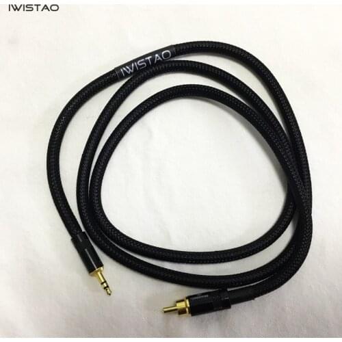 HIFI 3.5mm Stereo Audio Plug Male to Single RCA Terminal Cable Sound Card 3.5 to RCA Digital Audio 0.75 to 10m Free Shipping