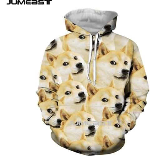 Jumeast Brand Men/Women 3D Printed Sweatshirt Many Cats And Dogs Long Sleeve Cap Hoody Sport Pullover Hoodies