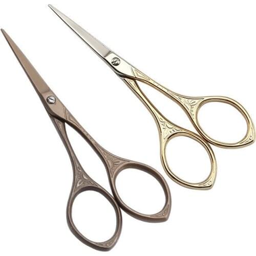 Stainless Steel Classic European Craft Sewing Vintage Scissors for Retro Office Kitchen Supplies Manual DIY Tools Fabric Cutter