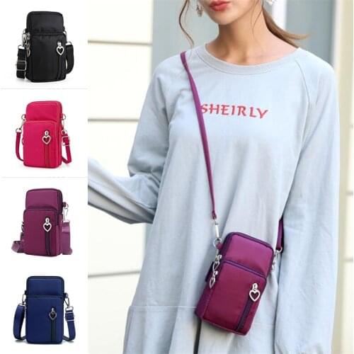 Girls Coin Purse Wallets Pocket Women Messenger Money Bags Cards Holder women Wallet Pouch Mini Shoulder Mobile phone bag