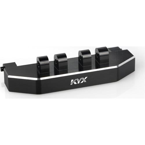 KYX Racing CNC Machined Aluminum Alloy Rear Body Mount Upgrades Parts Accessories for RC Crawler Car Axial SCX24 Deadbolt 90081