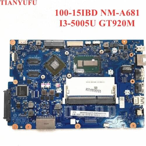 CG410 / CG510 NM-A681 motherboard for Lenovo 100-15IBD B50-50 notebook motherboard CPU i3 5005U GT920M DDR3100% fully tested