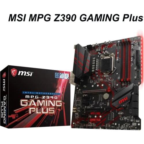 NEW For MSI MPG Z390 GAMING Plus Mining Motherboard LGA1151 (Intel 8th and 9th Gen) Gen 2 DDR4 64GB