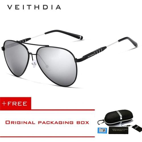 VEITHDIA Fashion Top Brand Unisex Designer Aluminum Men Sun Glasses Polarized Mirror Male Eyewear Sunglasses For Wommen/Men 6698