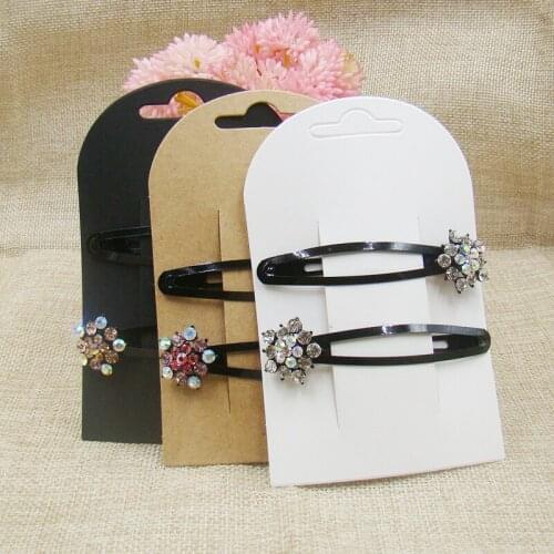 2017 New Hair Clip Card1LOT 50 Cards Jewelry Display Card New Style Hot Look Fashion NEW Choose 300gsm Paper Cardboard Make