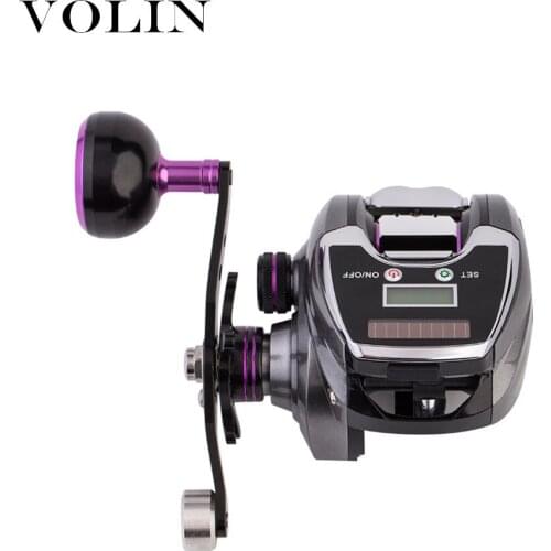 Volin 2020 NEW Anti-corrosion Digital Display Baitcasting Fishing Reel 9 Magnetic Brake 8+1 BB 8.0:1 for Saltwater & Freshwater