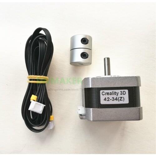 Dual Z Axis upgrade stepper motor with dual type wire and 5*8mm rigid coupling kit for Creality CR-10 / Ender-3 3D printer parts