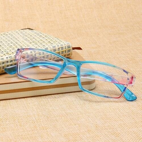 Reading Glasses 2021 New Fashion men and women HD Presbyopia resin reading mirror PC full frame fashion reading glasses color