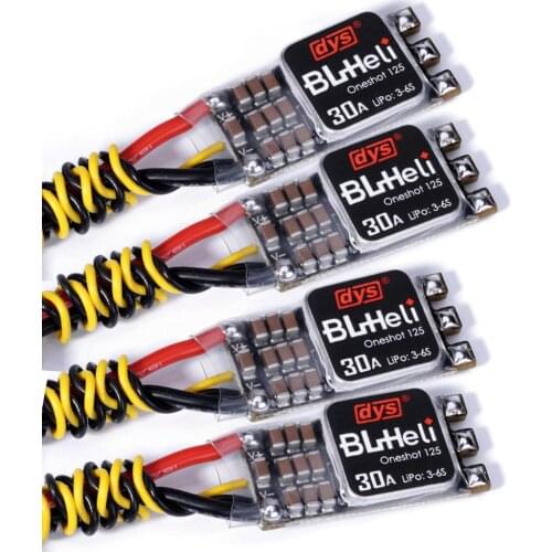 Clearance sale 4pcs ESC XM30A 3-6S BLHeli_S Supports Oneshot125/Multishot