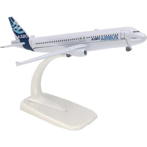 1/400 Scale Alloy Aircraft Airbus A320 Prototype 16cm Airplane Model Toys Decoration Children Gift Collection