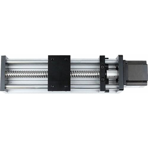 GGP 1204 1605 1610 Ball screw Linear Guide Motion Module 50-700MM Effective Stroke Rail Table With motor for CNC 3D Printer Part
