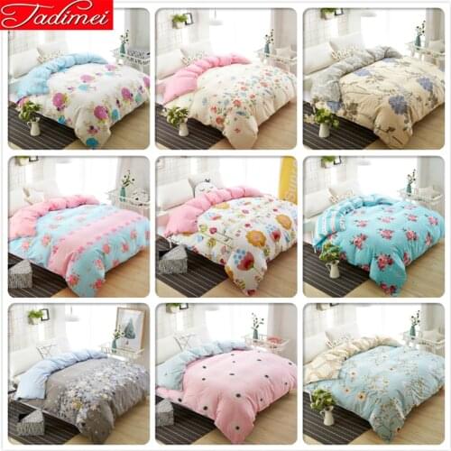 1 piece Duvet Cover 150x200 180x220 200x230 220x240 Quilt Comforter Bedding Bag Adult Kids Soft Cotton Bed Linen Sing Queen Size