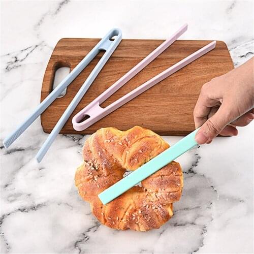 1pcs Cooking silicone Kitchen Tongs Food BBQ Salad Bacon Steak Bread Clip Clamp Tools Bakeware Baking & Pastry Tools Clamp