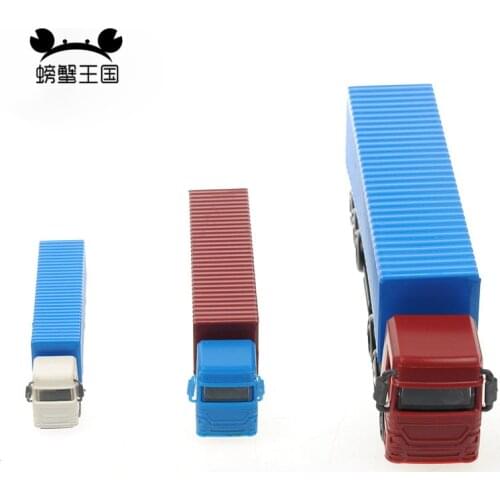 10pcs/lot 1/100 1/150 1/200 Scale architectural model plastic miniature Model truck Color truck Van