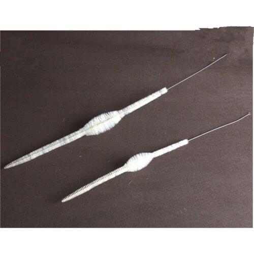 2PCS 25ml Spherical Pipette Brush Cleaner Sewer Block Kitchen Nylon Tube Brush Lab Supplies